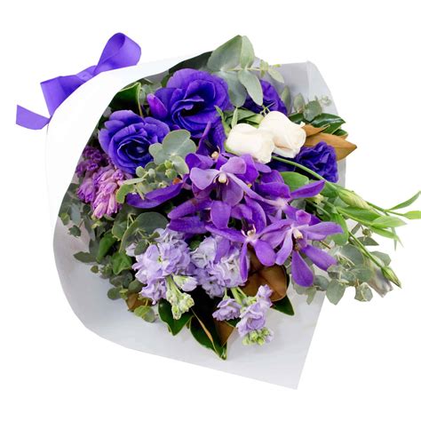 Perfect Purple Bouquet The Flower Company