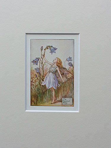 Harebell Flower Fairy Original Vintage Print 1930s Cicely Mary Barker