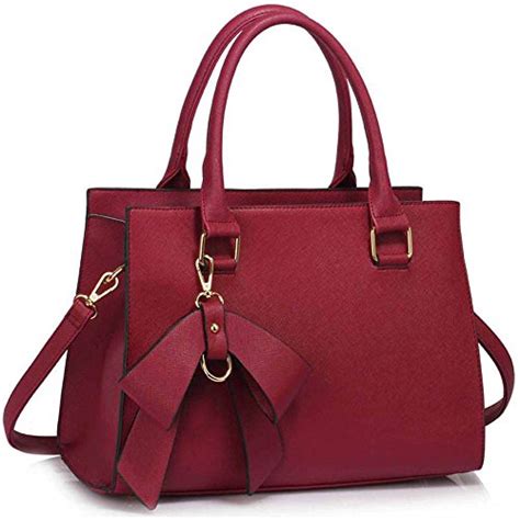 Womens Designer Shoulder Handbags Ladies Faux Leather Fashion Grab Bags