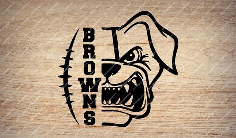 Browns Svg Datei Fußball Svg Fußball Clipart Cleveland Etsy