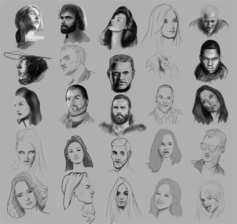 Artstation 100 Heads Challenge 1 25