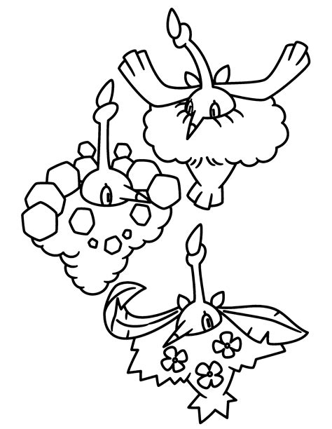 It has a short, hooked beak and prominent cheek patches, both of which are white. 15 Pokemon Coloriage Helionceau Nemelios | 30000 ...