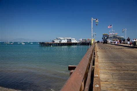The Stearns Wharf In Santa Barbara Editorial Photography Image Of