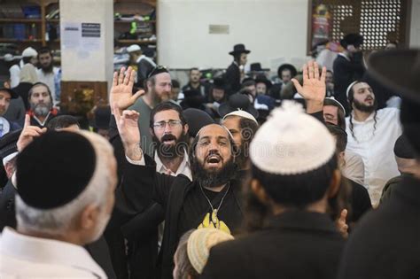 Ultra Orthodox Jewish Pilgrims Celebrate The Rosh Hashanah Holiday At