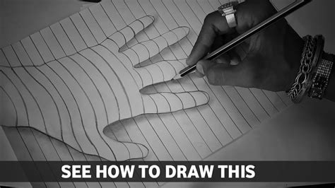 How To Draw 3d Art Step By Step Youtube