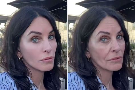 Courteney Cox Gets Shocked By Results Of TikTok Aging Filter Watch