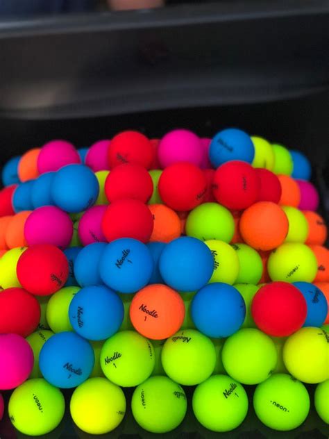 72 X Neon Noodle Golf Balls Online Golf Auctions