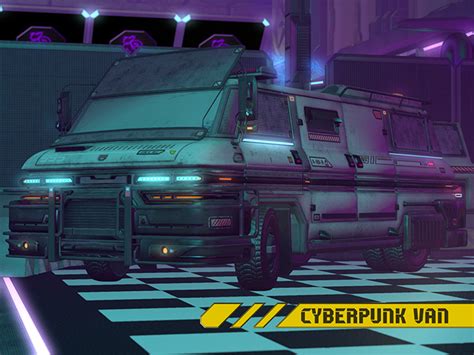 Second Life Marketplace Cyberpunk Van