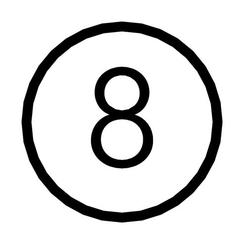Number Circle 8 Vector Svg Icon Svg Repo