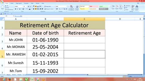 Retirement Age Calculator Early Retirement