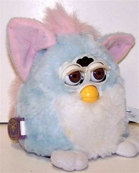 Baby Blue Furby Baby Official Furby Wiki Fandom White Eyelashes