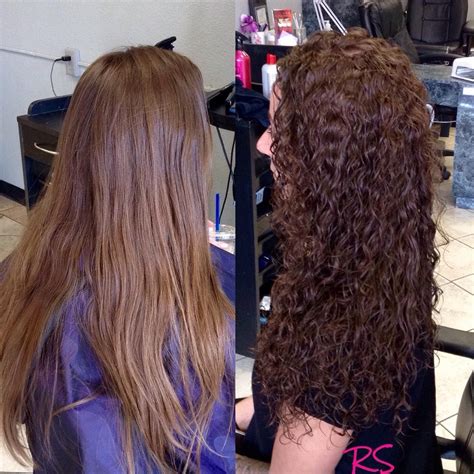 Spiral Perm Pictures Before And After Before And After Perm On Pinterest Permanente Cheveux