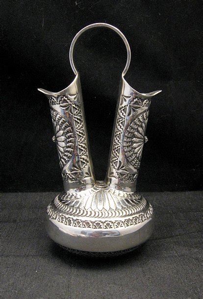 Would make a great christmas or wedding gift! Sunshine Reeves Navajo Native American Silver Wedding Vase