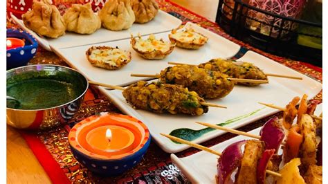 4 Tea Time Snacks Vegetarian Indian Party Snacks Youtube