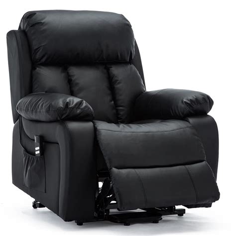 chester dual motor riser electric leather recliner armchair heated massage chair ebay
