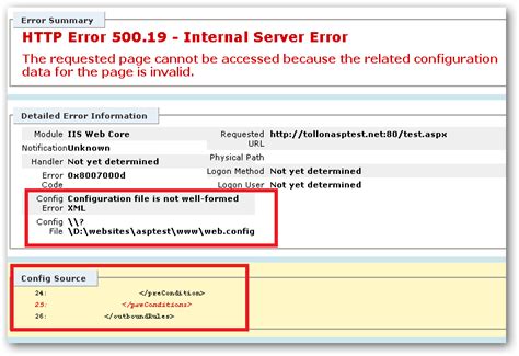 Error Internal Server Error In Windows IIS Valuable Tech Notes