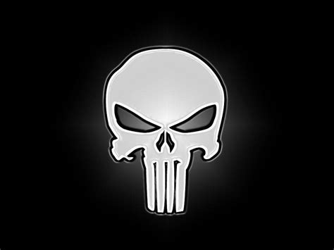 Download The Punishers Skull Symbol Of Justice Wallpaper