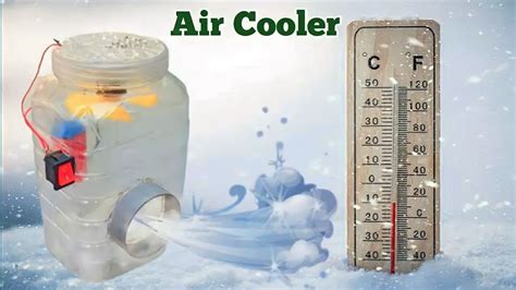 How To Make Air Cooler At Home Easy Science Project At Home YouTube