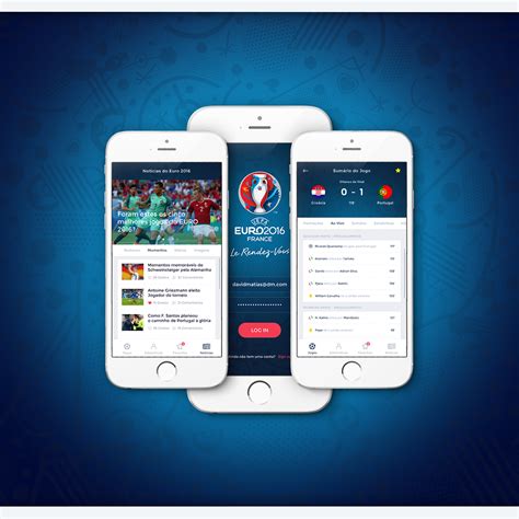 Euro 2016 App On Behance