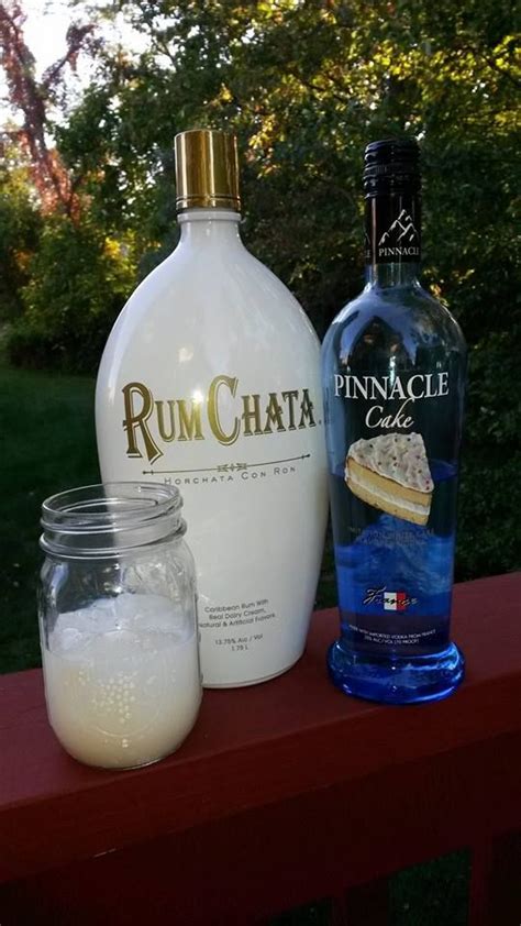 To the other, add the sprinkles. Cake and Ice Cream 1 Part RumChatta 1 Part Cake vodka ...