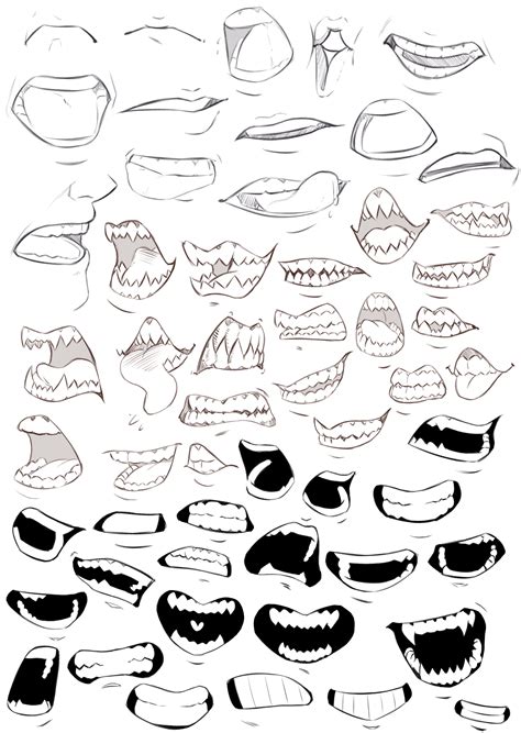 Drawing Mouth Mouth Drawing Art Inspiration Drawing Drawings