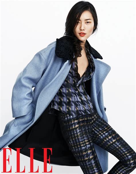 Liu Wen Models Fall Looks For Elle China S September Issue