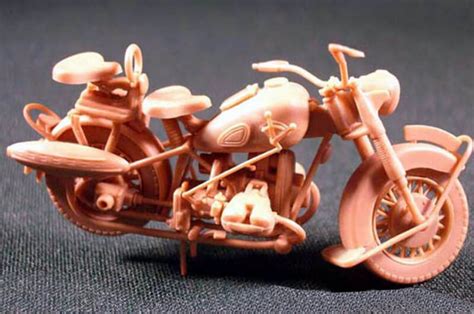 Master Box 135 German Motorcycle And Sidecar Wwii Panzer Models
