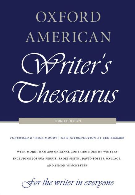 Oxford American Writer's Thesaurus by Christine A. Lindberg, Hardcover ...