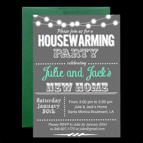Elegant House Party Invitation Template | Party invite template