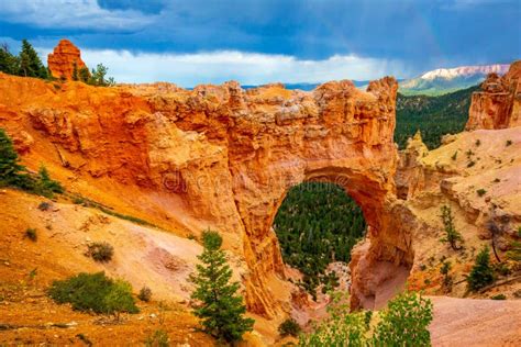 Bryce Natural Bridge In Bryce Canyon National Park Stock Photo Image