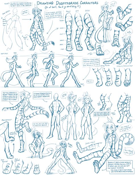 Tkturials Digitigrade Legs Guide By Twokinds Drawings Art Reference Photos Art Reference Poses