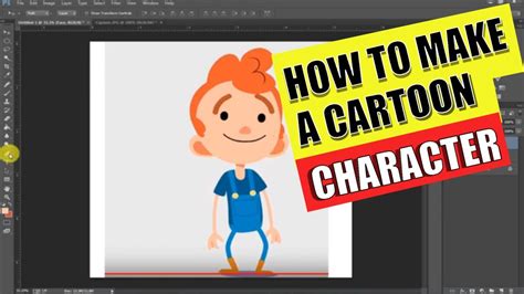 How To Make A Cartoon Character In Photoshop Youtube