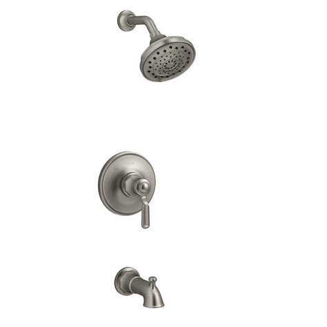 This is beneficial especially for families with small children. KOHLER Worth 1-Handle 3-Spray Tub and Shower Faucet in ...