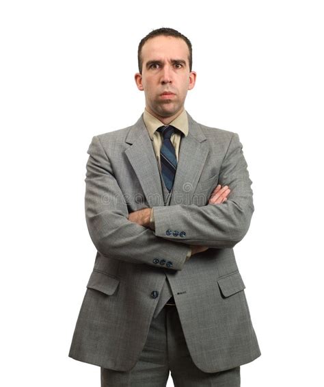 Stern Businessman Stock Image Image Of Angry Looking 7699113