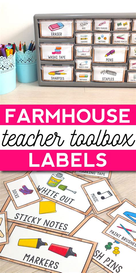 Teacher Toolbox Labels Teachers Toolbox Teacher Tools Teacher