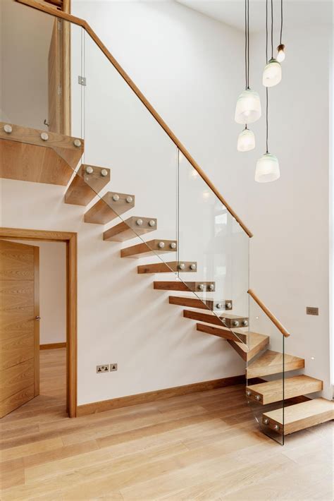 Floating Stairs With Timber Treads Spiral Stairs Design Stairs