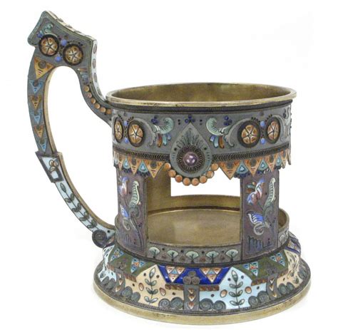 Please contact us for free appraisals and if you wish to sell your antiques. Russian Silver Cup Holders - Free Online Appraisal