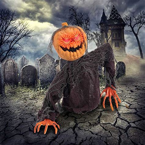 Halloween Haunters Animated Moving Pumpkin Zombie Groundbreaker