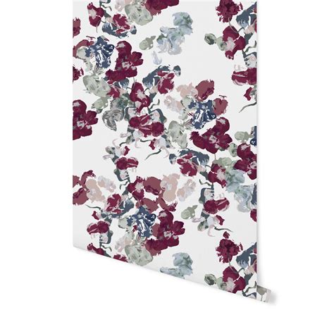 Vivienne Floral Wallpaper Blush Stagg Design Shop