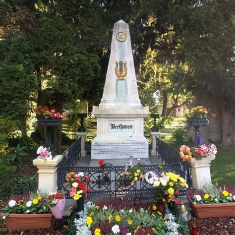 Ludwig Van Beethovens Grave At Viennas Zentralfriedhof