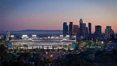 Dodger Stadium Wallpapers Downtown Dodgers Night Backgrounds