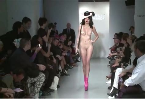 Two Stunning Models Show Off Hats Bags And Boots In The Nude