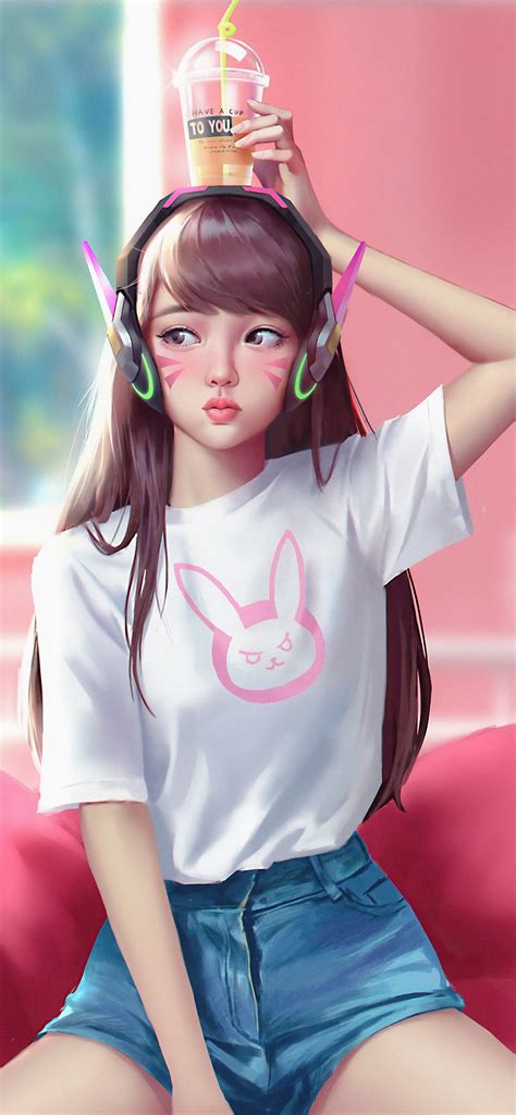 Summertime Over Dva Overwatch 4k Iphone Wallpapers Free Download