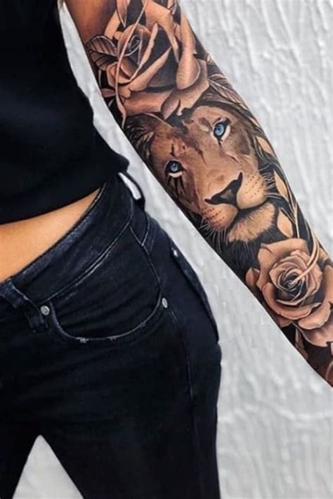 Best Lion Tattoo Forearm Designs For Women Inspired Beauty