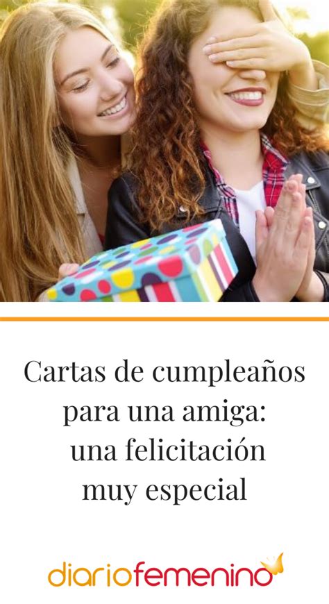 carta de cumple anos para una amiga