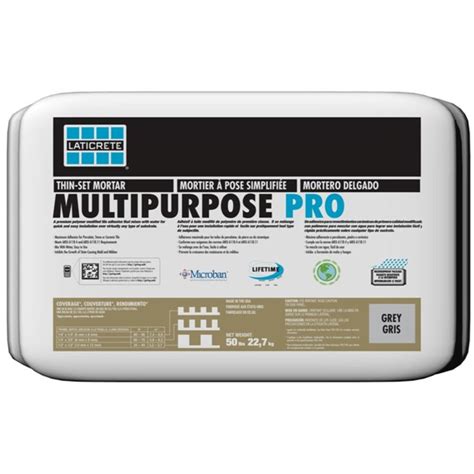 We did not find results for: Laticrete Multipurpose Pro Thinset Mortar - Gray | Home Outlet