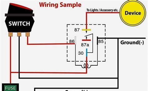 3 Pin Relay Wiring Diagram Gosustainable