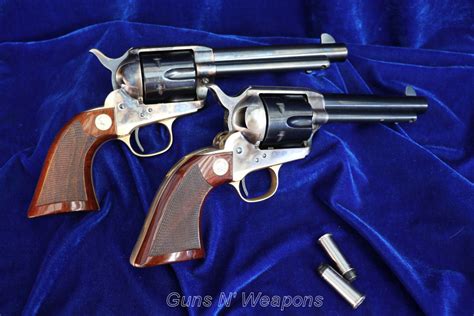 Matched Pair Of Uberti Colt 1873 Saa 44 40 Cal Revolvers All Guns