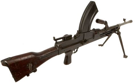 Deactivated Old Spec Wwii Enfield Mki Bren Gun Dated 1941 Allied