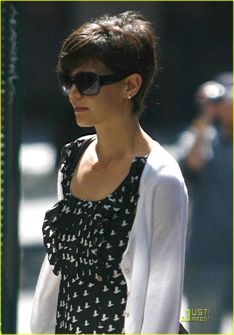 Short bob with a side part. Katie Holmes is Ready for Rehearsal : Photo 1328531 ...